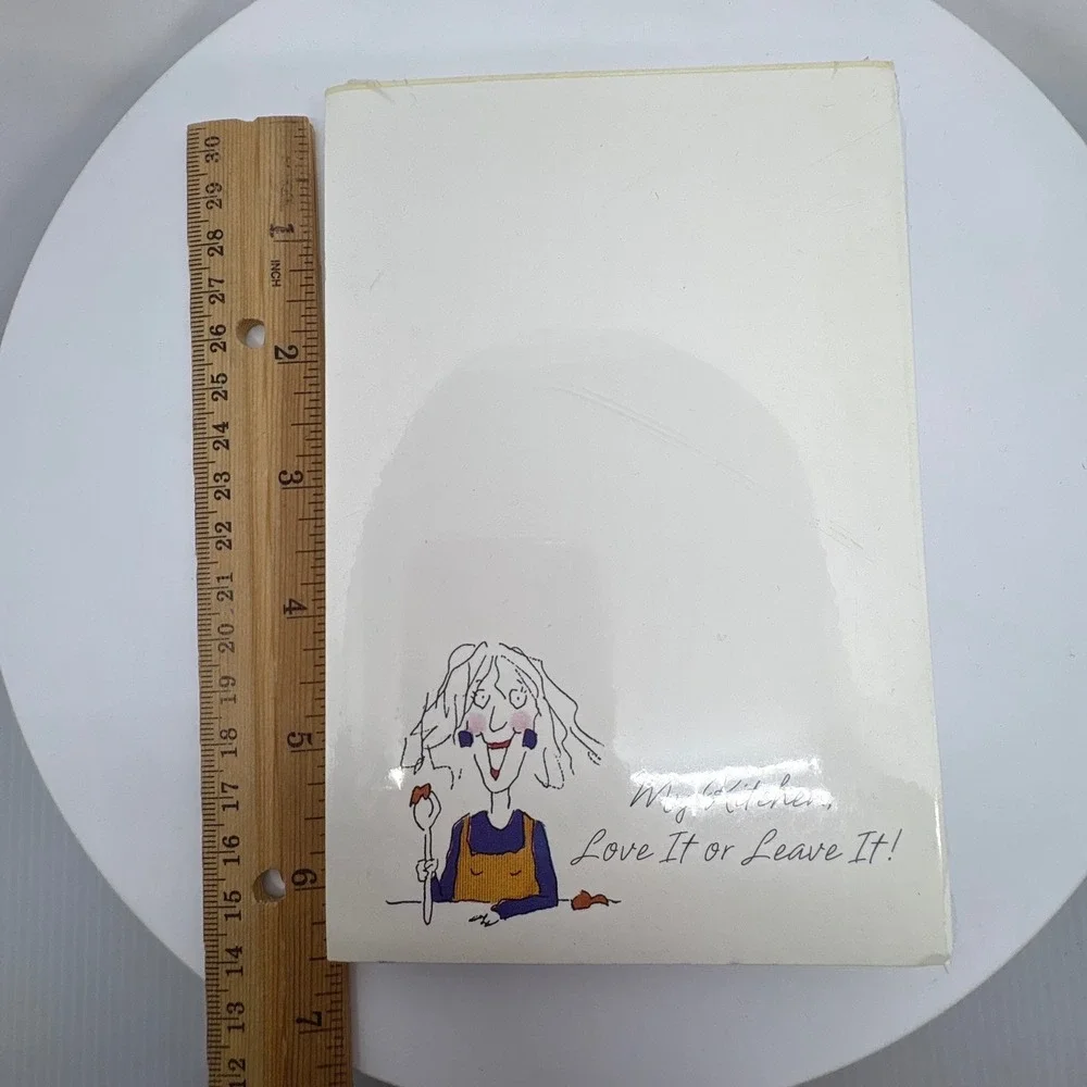 Vtg Hallmark Memo Pad My Kitchen Love It or Leave It 125 Sheets Sealed USA